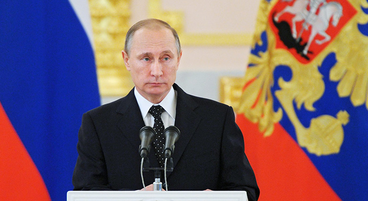 Rusya Devlet Bakan Vladimir Putin'den ilk aklama