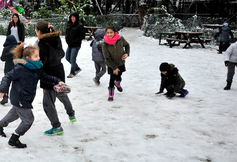 Sinop'ta e�itime kar engeli 