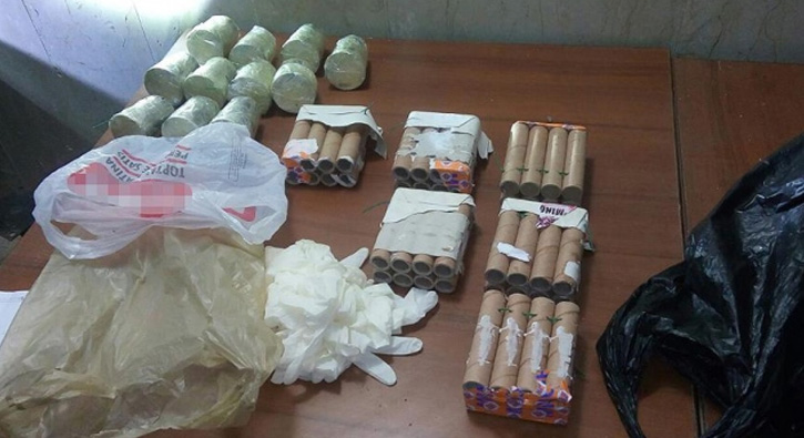 Diyarbak�r'da bardaktan patlay�c� ele ge�irildi