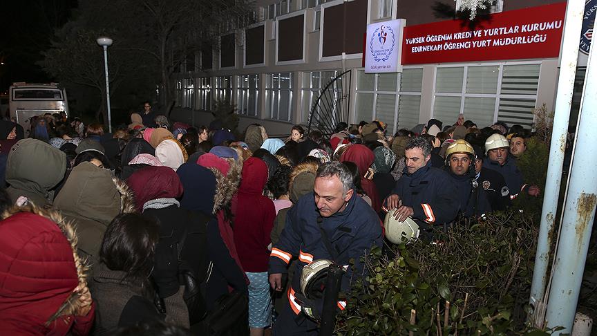KYK: Edirnekap Kz renci Yurdu'nda 6 adet yangn merdiveni mevcut