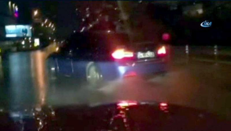 Trafik magandas� ter�r estirdi