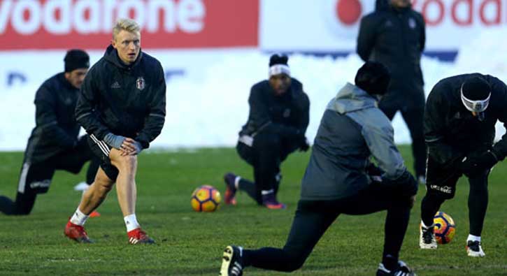 Be�ikta�'ta Tolga ve Olcay, Osmanl�spor ma�� �ncesi korkuttu