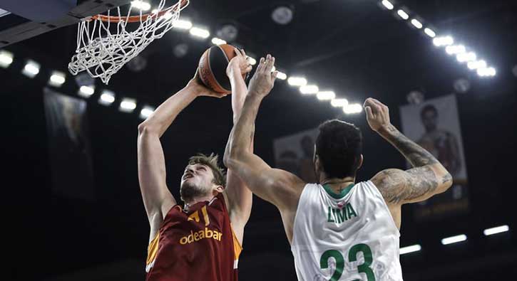 Galatasaray Odeabank, Zalgiris'i y�kt�
