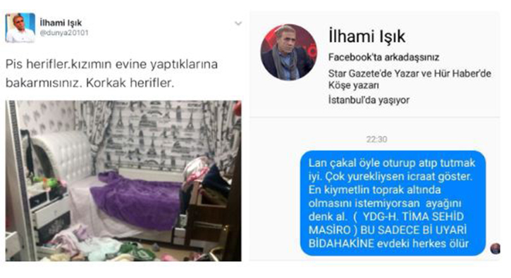 Terristler Star gazetesi yazar lhami Ik'n ailesine saldrd 