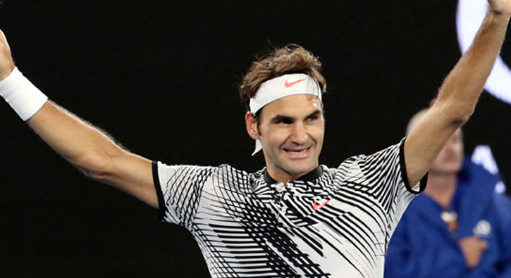 Federer Avustralya A��k'ta yar� finalde!