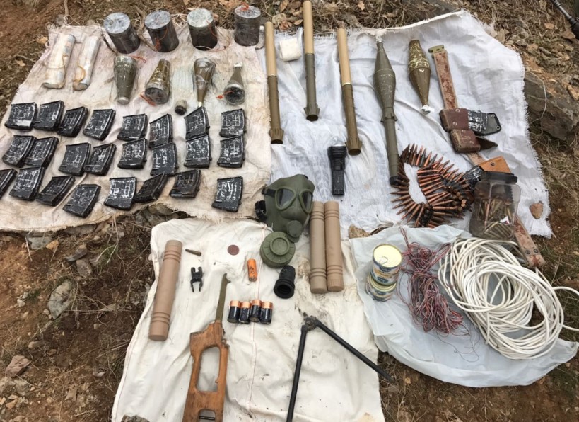 ��rnak'ta PKK'n�n m�himmatlar� ele ge�irildi