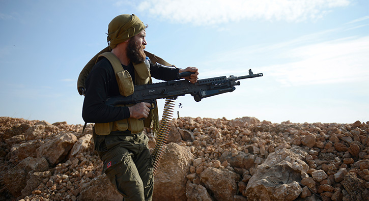 Suriye'nin kuzeyinde faaliyet g�steren be� muhalif grup birle�ti