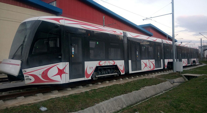 Be�inci yerli tramvay Samsun'da raya indi  