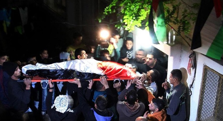 �srail katletti�i Filistinli gen� k�z�n cenazesini teslim etti