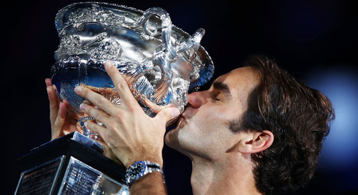 Federer'den 18. zafer!