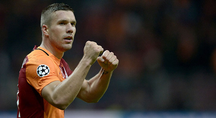 Podolski Avrupa'ya sert ��kt�!
