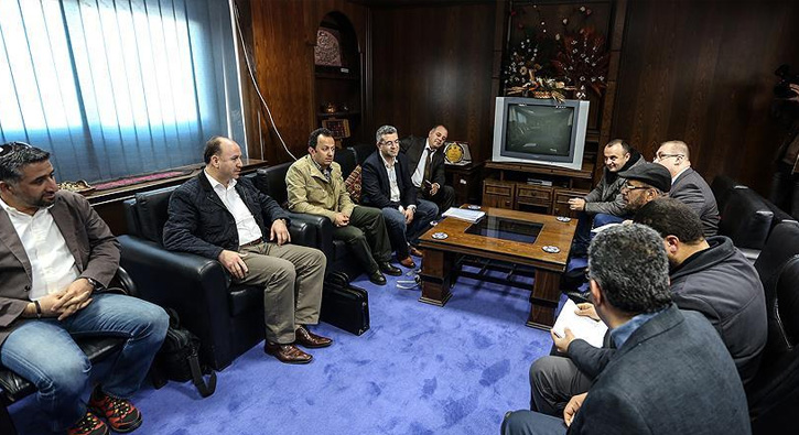 T�rk heyeti Gazze'deki elektrik sorununu yetkililerle g�r��t�