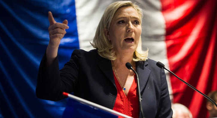 Fransa'nn Trump' Le Pen seim kampanyasna balad