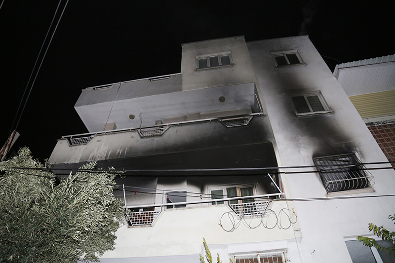 ��renci evinde korkutan yang�n