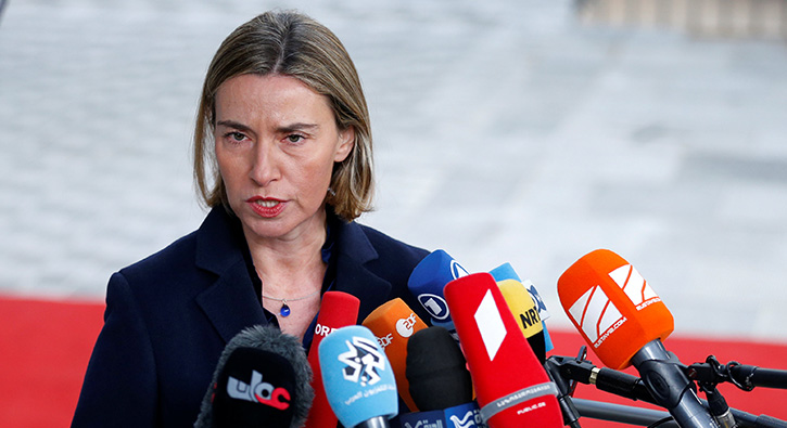 Mogherini�den Trump y�netimine �i�i�lerimize kar��ma� uyar�s�