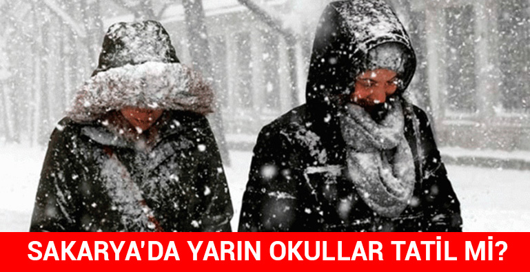 Yarın Sakarya'da 16 Şubat okullar tatil mi? Sakarya Valiliği tatil açıklaması yaptı mı?