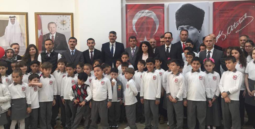 Cumhurba�kanl��� S�zc�s� Kal�n, Katar'da T�rk okulunun a��l���n� yapt�