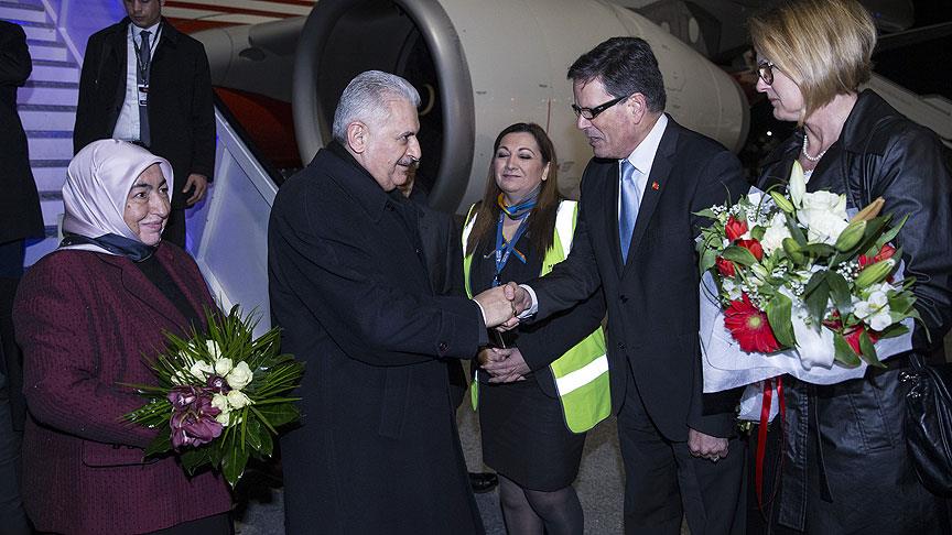 Ba�bakan Y�ld�r�m Malta'da