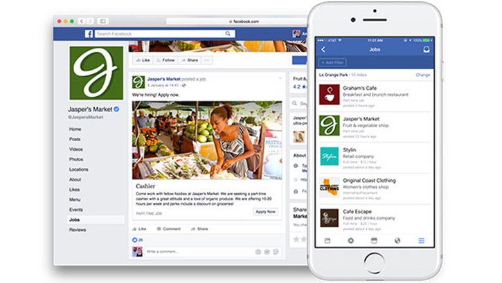 Facebook�ta i� ilanlar� d�nemi ba�l�yor