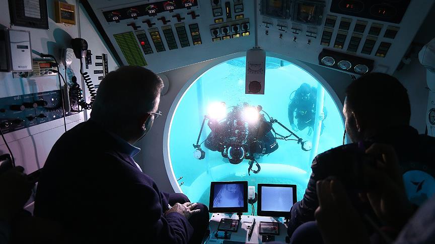 Antalya'da turistik denizalt heyecan