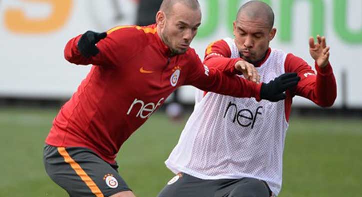 Galatasaray'da derbi haz�rl�klar� s�r�yor
