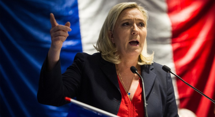 Ar sac Le Pen'e 'yolsuzluk kskac'
