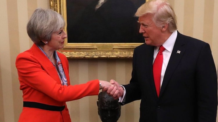 �d�l t�reninde Trump ve May'e a��r g�nderme: Kuklas�n�z