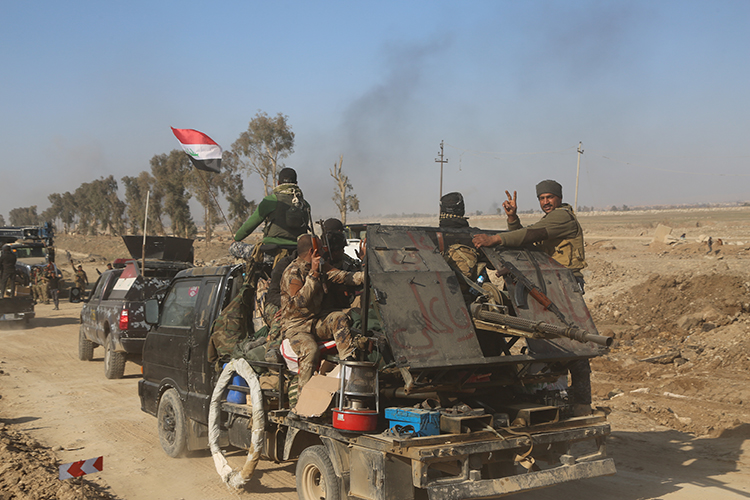 Irak ordusu Memun Mahallesini terr rgt DEA'tan geri ald