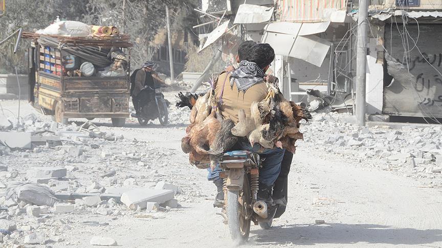 El Bab'� terk eden aileler il�eye d�nmeye ba�lad�