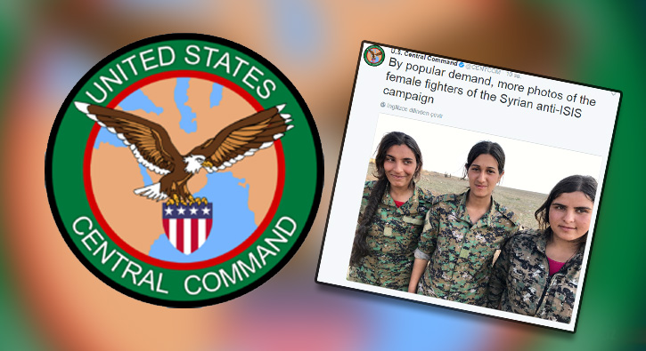 CENTCOM, SDG'lilerin foto�raflar�n� payla�maya devam ediyor