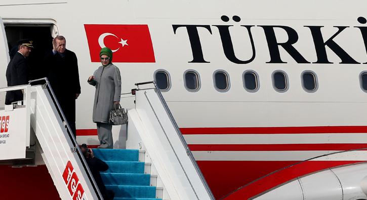 Cumhurba�kan� Erdo�an Ankara�ya geldi