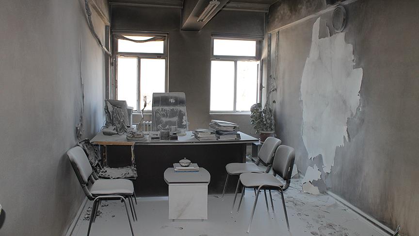 PYD, ENKS'nin Suriye K�rt Ulusal Konseyi b�rolar�n� ate�e verdi