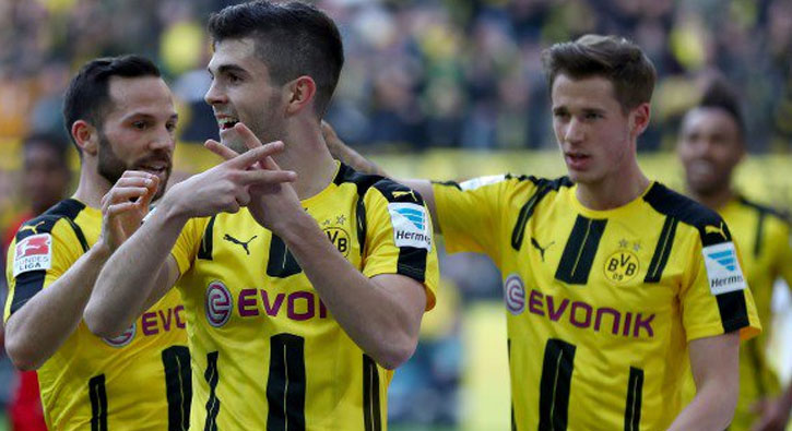 Borussia Dortmund: 6 Bayer Leverkusen: 2