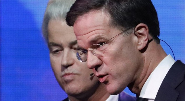 Hollanda se�imlerini Rutte kazand�