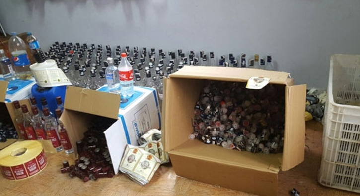 Ankara'da sahte i�ki operasyonu