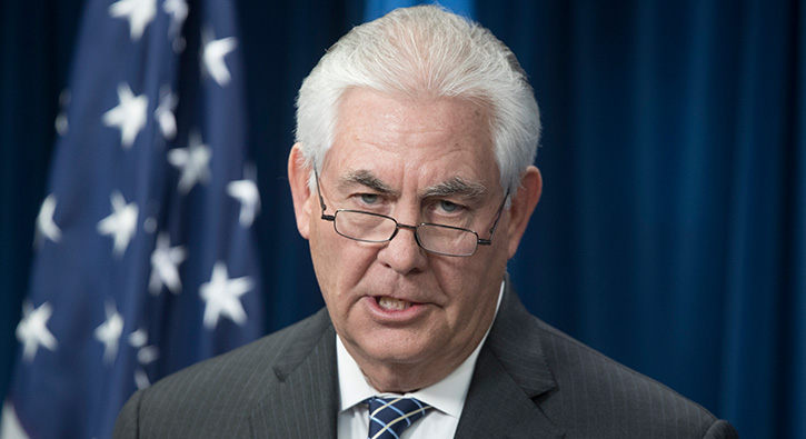 Rex Tillerson, NATO D��i�leri Bakanlar� Toplant�s�'na kat�lmayacak