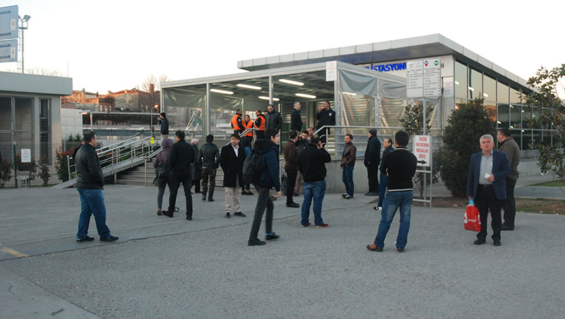 Marmaray seferleri bir sre yaplamad