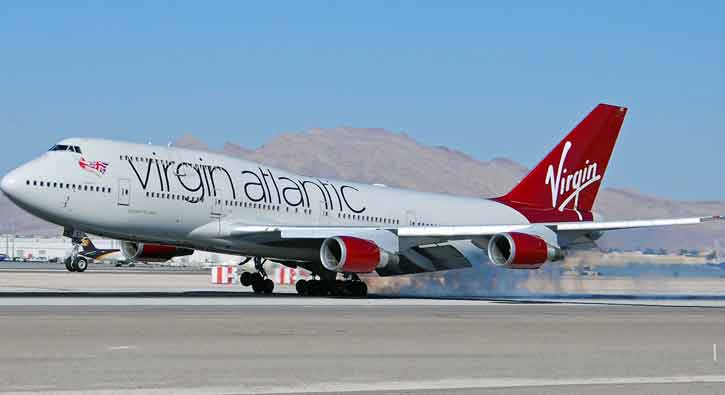Virgin Atlantic'i yldrm acil indirdi