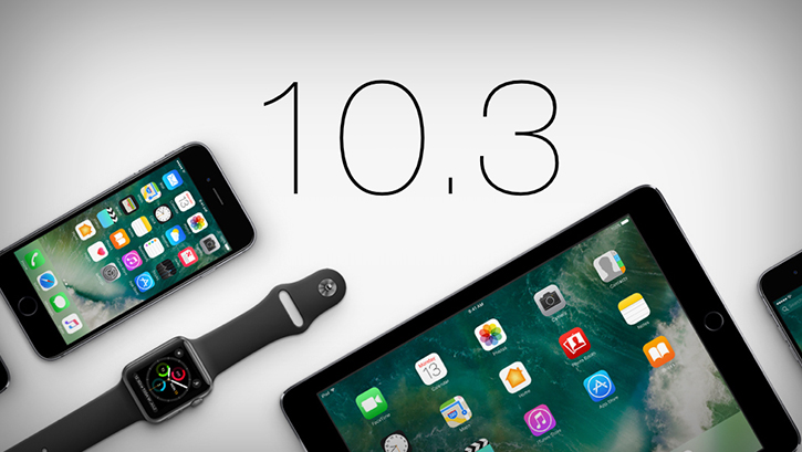 iOS 10.3 gncellemesi yaynda