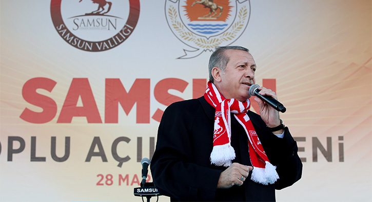 Cumhurbakan Erdoan: 'Neden hayr diyorsunuz?' dedim, syledii lafa bakn
