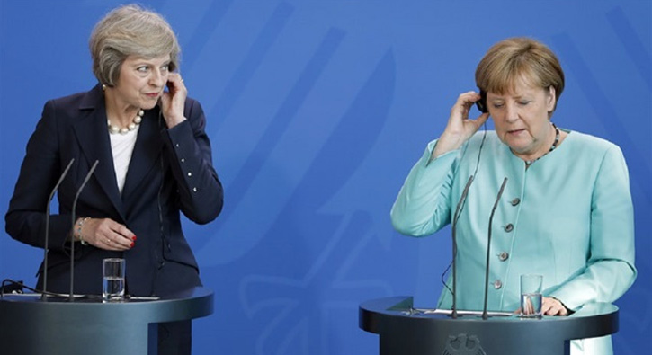 Merkel'den May'in grme talebine ret