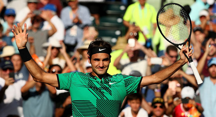 Roger Federer yar finalde