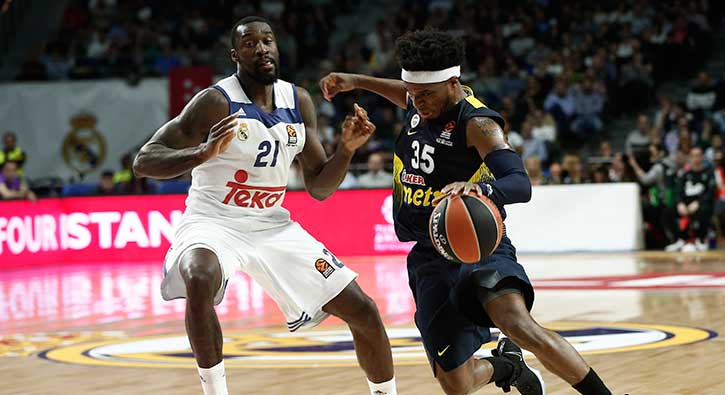 Fenerbah�e deplasmanda Real Madrid'e 61-56 ma�lup oldu