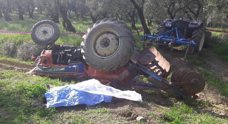 Bursa'da trakt�r devrildi: 1 �l� 