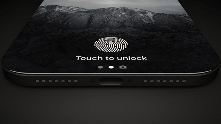 iPhone 8in ekran parmak izini duyacak