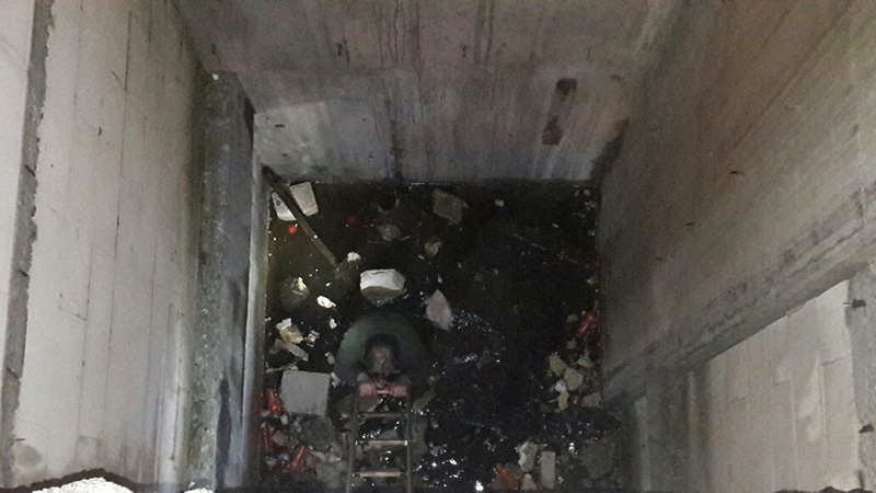 Asansr boluunda yaanan can pazar kamerada