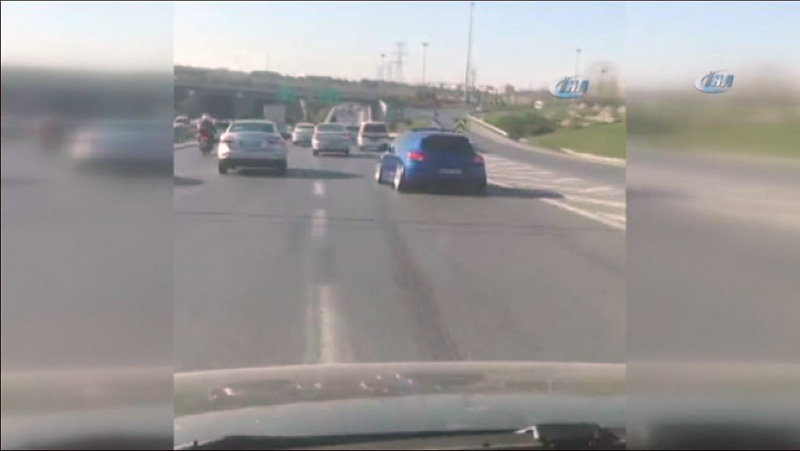 Trafik magandas� ter�r estirdi