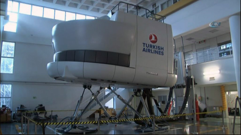 THY Pilotlar� b�yle e�itiliyor