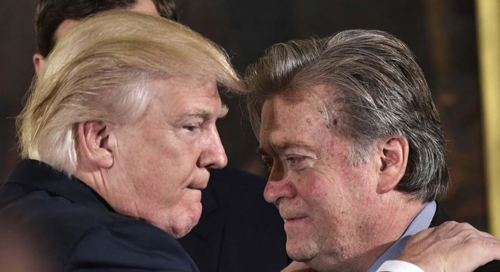 Trump'�n sa� kolu Steve Bannon'�n g�revden al�nd�