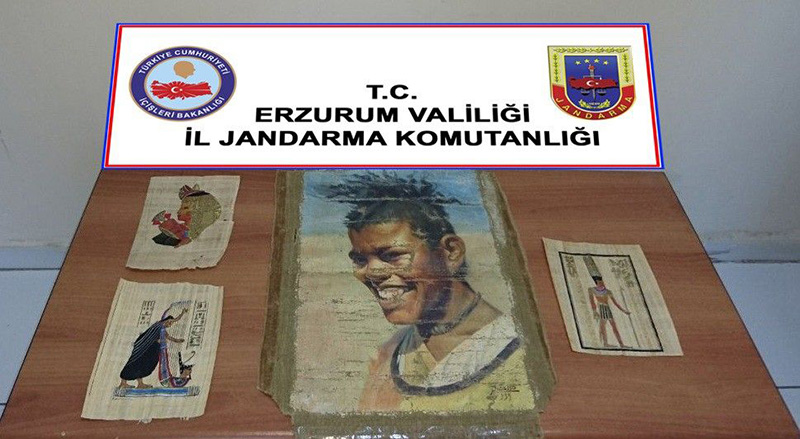 Pablo Picasso imzal tablo Erzurum'da yakaland